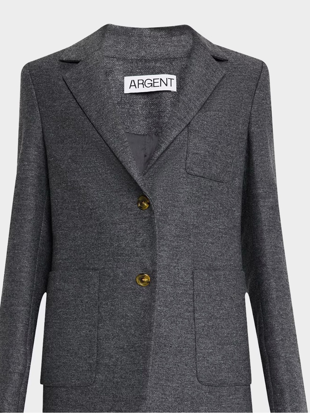 ARGENT Women's Gray Weekend Blazer
